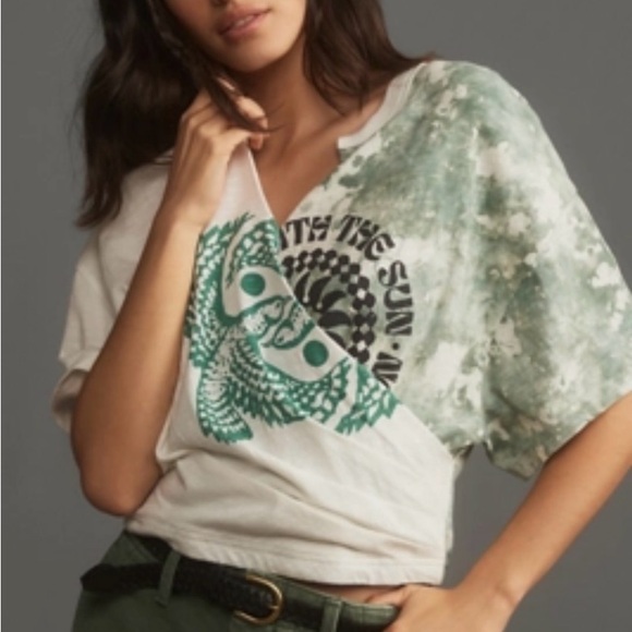 Anthropologie Graphic Women's Top - Picture 2 of 3